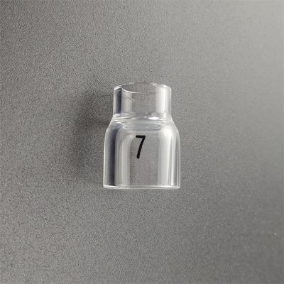 Υποστηριζόμενο από ODM UPPERWELD 13NQ11-7 Διαυγές γυάλινο ακροφύσιο Tig