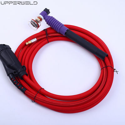 100% δοκιμή περασμένη με ψύξη αέρα Tig Welding Torch Kit Ρυθμίσιμα διακόπτες με ψύξη αερίου WP-17