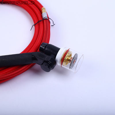 100% δοκιμή περασμένη με ψύξη αέρα Tig Welding Torch Kit Ρυθμίσιμα διακόπτες με ψύξη αερίου WP-17