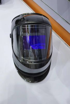 Μεγάλη οθόνη προβολής Ηλιακή ενέργεια Αυτοσκότεινο κράνος συγκόλλησης για TIG MIG