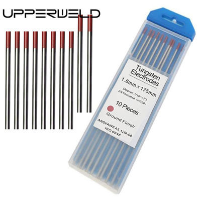 Κόκκινο χρώμα 2% Θωρίαση 3/32&quot; x 7&quot; WT20 TIG συγκόλληση ηλεκτροδίων βολφραμίου