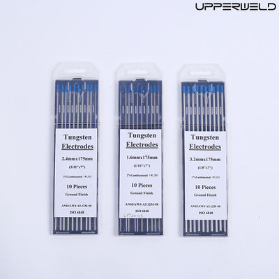 10pcs WL 20 2% Lanthanated Tungsten Blue 175mm 1.6mm Πακέτο ηλεκτροδίων για συγκόλληση Tig