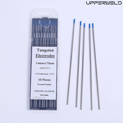 10pcs WL 20 2% Lanthanated Tungsten Blue 175mm 1.6mm Πακέτο ηλεκτροδίων για συγκόλληση Tig