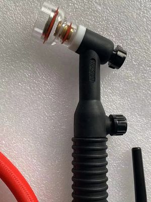 Μαύρο 250AMP Μεγάλη σαμπάνια Διαφανής ακροφύσιο Ενοχλημένο με αέρα Tig Ζυγιστικό Φωτήρα Κίτ WP26FV-R-20FT