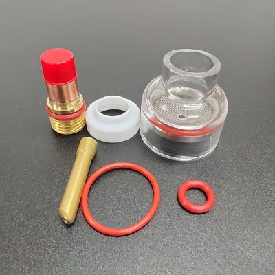 WP16 17 28 1.6mm Stubby Gas Lens 1kg Μεγάλα κιτ Changne με ψύξη αέρα και κεραμική