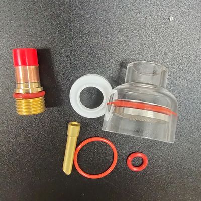 WP16 17 28 1.6mm Stubby Gas Lens 1kg Μεγάλα κιτ Changne με ψύξη αέρα και κεραμική