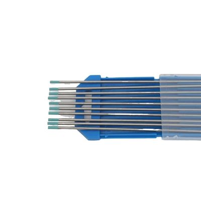 175mm 2.4mm TIG ηλεκτρόδια συγκόλλησης σύνθετο τρι-μείγμα Τουρκουάζ Ws2 10-πακέτο για συγκόλληση