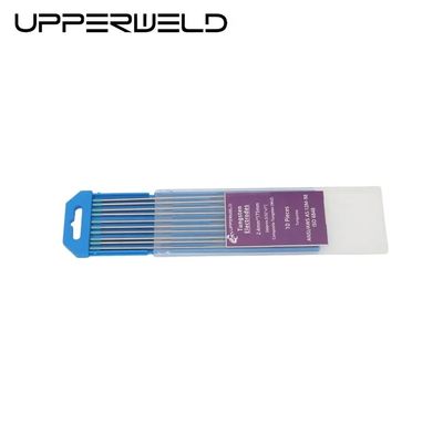 175mm 2.4mm TIG ηλεκτρόδια συγκόλλησης σύνθετο τρι-μείγμα Τουρκουάζ Ws2 10-πακέτο για συγκόλληση