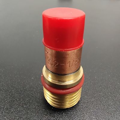 WP-17/18/26 Σαμπάνια 3.2mm Tig Nozzle Μεγάλο κιτ με προσαρμογέα για TIG συγκόλληση Κουαρτς