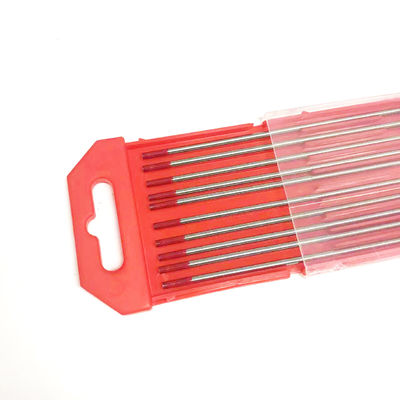 Επεξεργαστικές ράβδοι Κόκκινη άκρη 2.4mm*175mm TIG Επεξεργαστικές ράβδοι Επεξεργαστικές ράβδοι για ηλεκτρικό ρεύμα 40-230A