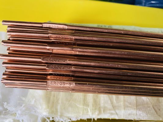 1.6mm*1000mm ER70S-2 Χαλκό συγκόλλησης σύρματος συγκόλλησης γεμιστήρα μεταλλικών ράβδων συγκόλλησης για ενώσεις