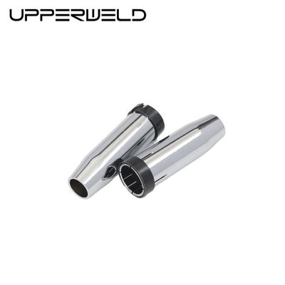 Μέγεθος καλωδίου 0,8-1,2 mm Επάνω ΑΕΡΑ ψύξη MIG Gas Welding Torch 24KD Κωνικό Κύπελλο Ασπίδας Σφουγγαριού