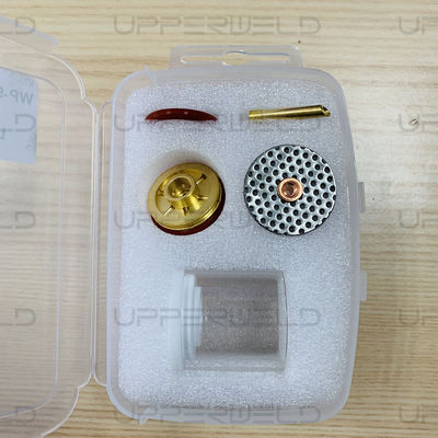 Κίτ φακών αερίου 3/32 2.4mm Διαφανές γυάλινο ακροφύσιο για PTA DB SR WP17 18 26 Φωτιά συγκόλλησης