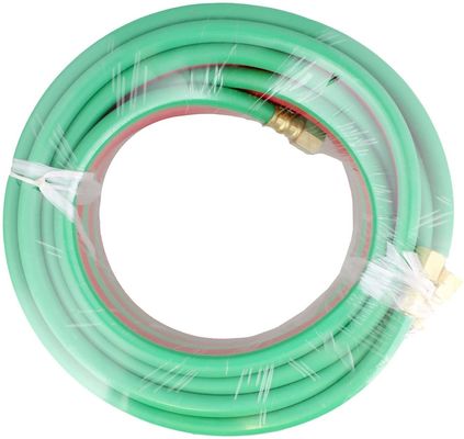 1.63KGS Soft Hose 25ft 1/4&quot; B Fittings 800PSI Oxy Acetylene Twin Type T Grade R Grade Welding Hose (Μαλακός σωλήνας 25ft 1/4&quot; B)