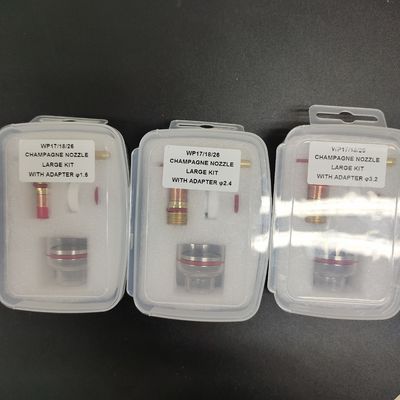 Τιγκ Συσκευές WP-17 18 26 Σαμπάνια Σφουγγαρίστρα Μεγάλο Κιτ με Αναπροσαρμοστή 2,4 mm Κηραμική