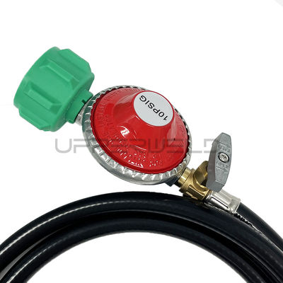 Ρυθμιστικός ρυθμιστής προπανίου 0-5PSI με λάστιχο και βαλβίδα 5FT