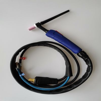 Ψύξη με νερό WP20 Argon Tig Πλήρης πυρσός με κεραμικό ακροφύσιο και εύκολη λειτουργία