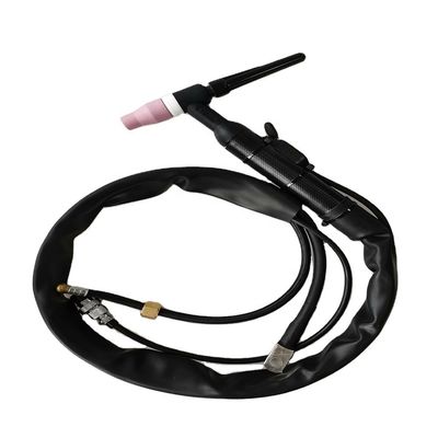 Επάνω WT-17 10-25EU Gas Argon Tig Torch Αεροψυγμένο όπλο συγκόλλησης για συγκόλληση μετάλλων Μαύρο Κόκκινο