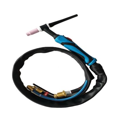 Επάνω WT-17 10-25EU Gas Argon Tig Torch Αεροψυγμένο όπλο συγκόλλησης για συγκόλληση μετάλλων Μαύρο Κόκκινο