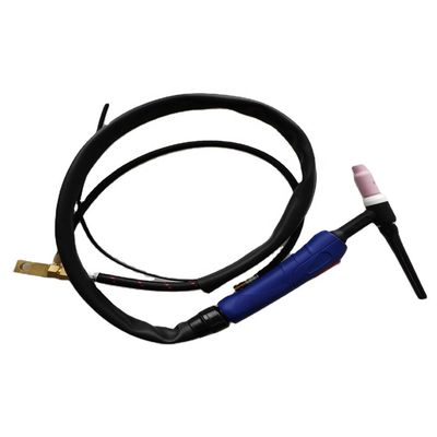 Επάνω WT-17 10-25EU Gas Argon Tig Torch Αεροψυγμένο όπλο συγκόλλησης για συγκόλληση μετάλλων Μαύρο Κόκκινο