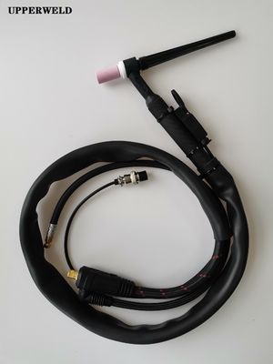 Προσαρμοσμένη υποστήριξη OEM Μαύρο WP26 TIG Φωτιά συγκόλλησης με καλώδιο 4m και κεραμικό ακροφύσιο