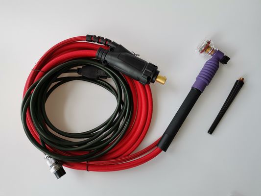 Προσαρμοσμένη υποστήριξη OEM Μαύρο WP26 TIG Φωτιά συγκόλλησης με καλώδιο 4m και κεραμικό ακροφύσιο