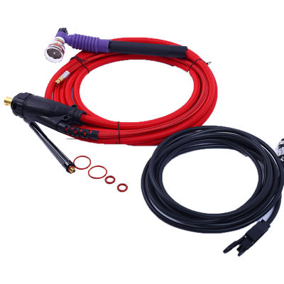 Βιομηχανία κοπής Κόκκινες και μαύρες WT125F TIG φακές συγκόλλησης με απόδοση γυάλινου κύπελλου