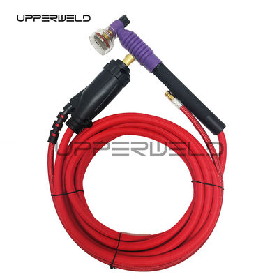 WT125F TIG Φωτιά συγκόλλησης με κόκκινο καλώδιο γυάλινο κύπελλο και φακό αερίου Προσαρμοσμένη υποστήριξη ODM
