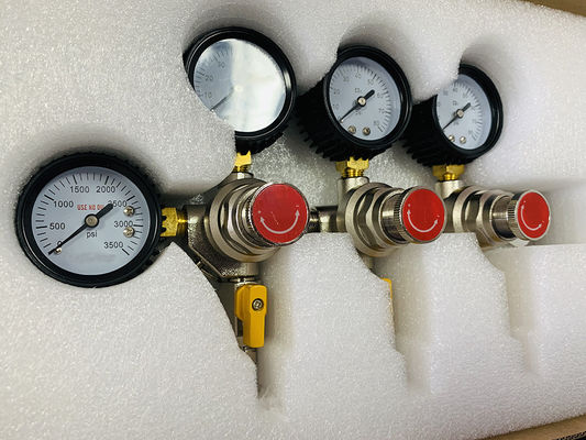Προσαρμοσμένος βίδα νάτρου εξόδου CO2/Μεταγωγός πίεσης μπύρας για βαρέλια μπύρας και κερατομηχανές