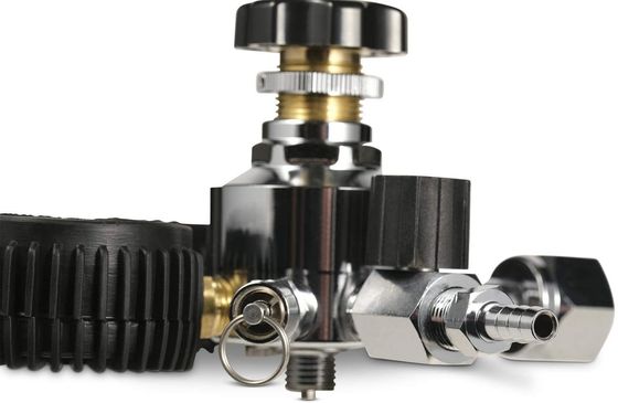 110V/220V Διπλό στάδιο Ρυθμιστής Κουβέρνας Βύρας CO2 με βαλβίδα πίεσης ασφαλείας και απόδοση