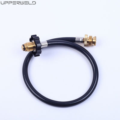 15 ft Hose Black Upper LPG Propane Brass Adapter Hose Kit για τροχόσπιτα Τανκ RV Καμπινγκ