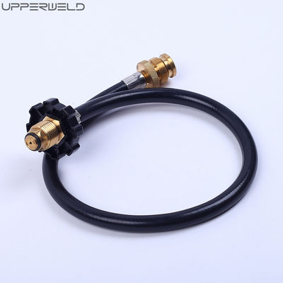 15 ft Hose Black Upper LPG Propane Brass Adapter Hose Kit για τροχόσπιτα Τανκ RV Καμπινγκ