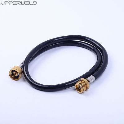 15 ft Hose Black Upper LPG Propane Brass Adapter Hose Kit για τροχόσπιτα Τανκ RV Καμπινγκ