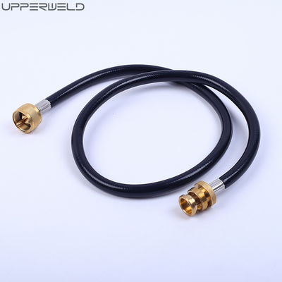 15 ft Hose Black Upper LPG Propane Brass Adapter Hose Kit για τροχόσπιτα Τανκ RV Καμπινγκ