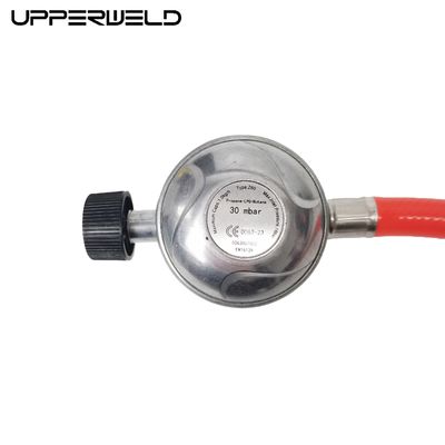 Γερμανία Ζυθοποιία 8mm LPG σωλήνα με 7/16''-28UNEF 30mbar πίεση εξόδου και κόκκινο χρώμα