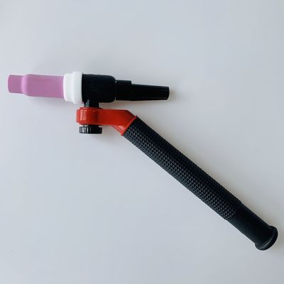 WP-17FV TIG Torch Body TIG Welding Torch με ευέλικτη κεφαλή και βαλβίδα αερίου σε μαύρο