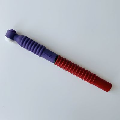 WP-17FV TIG Torch Body TIG Welding Torch με ευέλικτη κεφαλή και βαλβίδα αερίου σε μαύρο