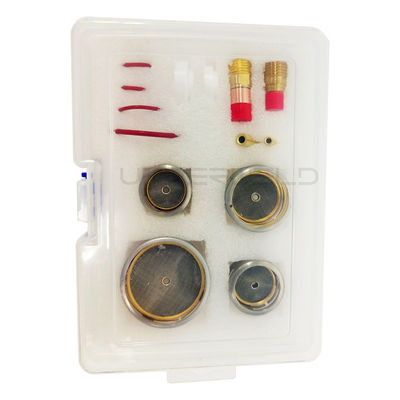 WP17/18/26 ή WP9/20 Tig Torch Welding Nozzle Kit 12 14 16 24 για παρατεταμένη αντοχή