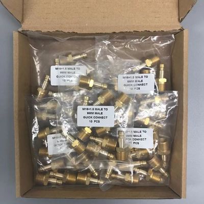 Προσαρμοσμένο μαύρο EU Plug Lengthen Connect M16*1.5 αρσενικό προς 9MM αρσενικό Connect TIG Adapter