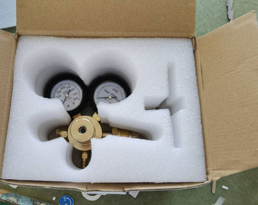 0-800 PSI Πίεση CGA580 Ρυθμιστής νιτρογόνου εισόδου για καθαρισμό HVAC από στερεό χαλκό