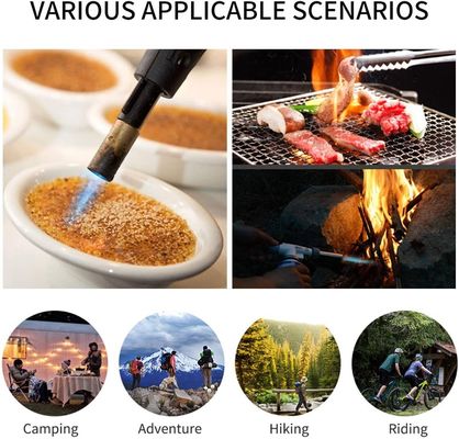 Προσαρμοσμένο φορητό μεταλλικό όπλο φλόγας Οικιακό BBQ Θέρμανση ανάφλεξη Πύρινο κάμπινγκ