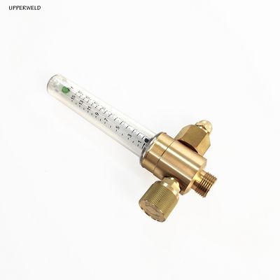 Μίνι μετρητής ροής CO2/Αργκόν Ρυθμιστής βιομηχανικών αερίων με κατασκευή από κίτρινο χαλκό