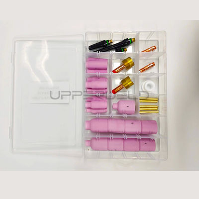 31PCS TIG συγκόλληση πυρσός Stubby αέριο φακούς κεραμικό κουτάλι για WP-17/18/26 Μεγάλο μέγεθος