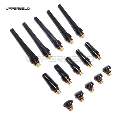 WP-17/18/26 Φωτιά συγκόλλησης Κουδούνι και πλαστικό 12pcs TIG Back Cap Kit 57Y02 57Y03