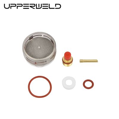 2.4mm TIG Καταναλώσιμα συγκόλλησης Πυρεξ Kit γυαλιού φλιτζάνου για WP9 20 ODM Προσαρμοσμένη υποστήριξη