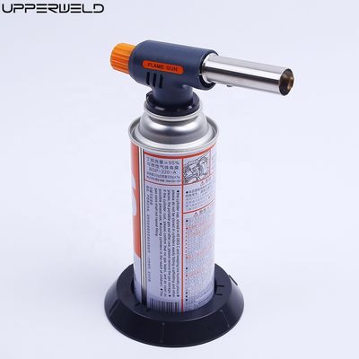 112g Επάνω ρυθμιζόμενο όπλο φλόγας φλόγας βουτανίου για τη θέρμανση φλόγας και φλόγας μαγειρέματος