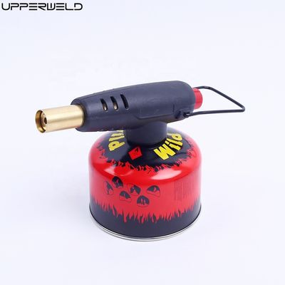 Προσαρμόσιμο όπλο φλόγας βουτανίου για φακό κουζίνας και κατασκήνωσης Προσαρμοσμένη υποστήριξη περιλαμβάνεται