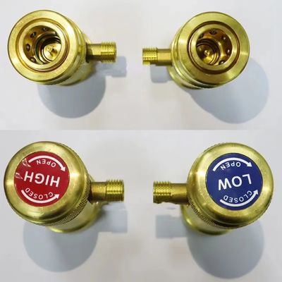 R744 Επικοινωνία με ταχεία ζεύξη για την φόρτιση ψυκτικού στο βιομηχανικό ψυκτικό εξοπλισμό