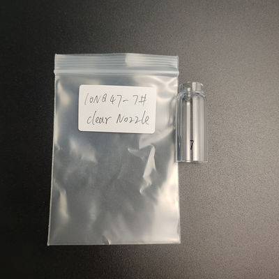 Διαφανές γυαλί διαμέτρου ακροφύλλου 11mm UPPERWELD 10NQ47-7 για Tig συγκόλληση φακούς αξεσουάρ