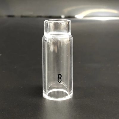 Υποστήριξη OEM UPPERWELD 10NQ-6 7 8 Διαυγές γυάλινο ακροφύσιο Tig